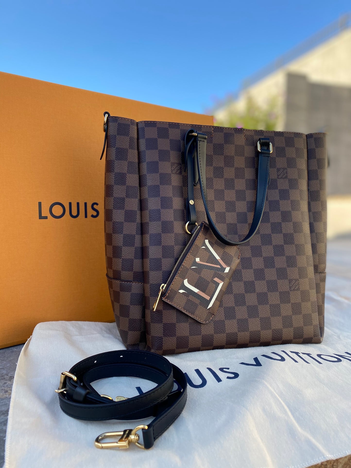 Louis Vuitton Belmont MM Tote