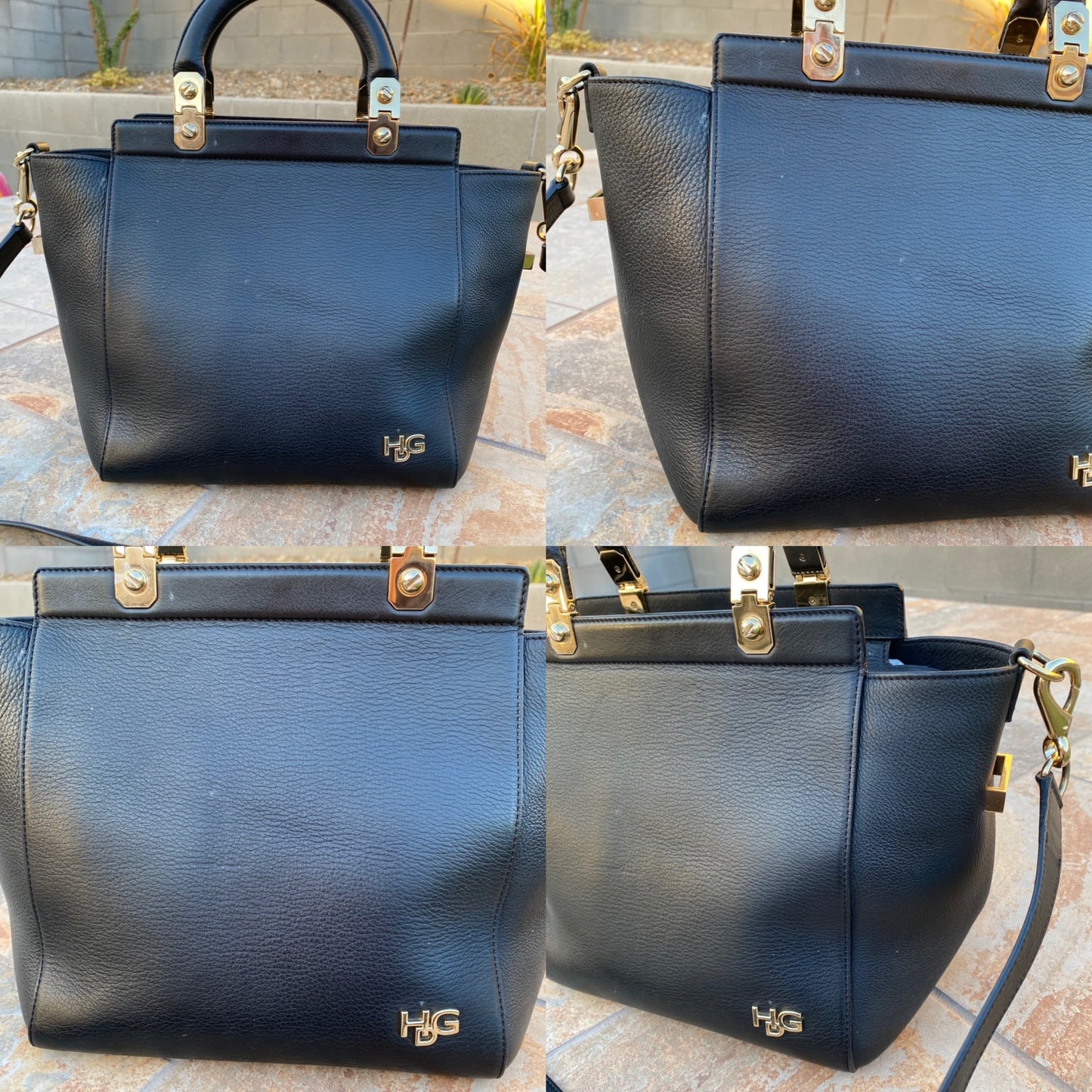 Givenchy HDG Calf Leather Shoulder Bag