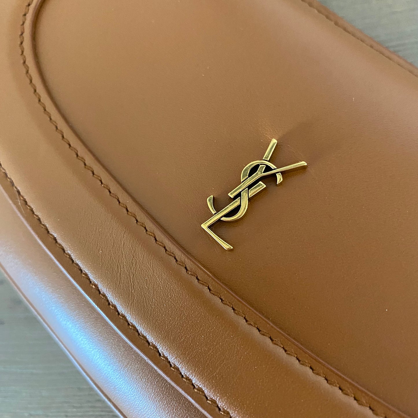 Saint Laurent Small Leather Charlie Shoulder Bag