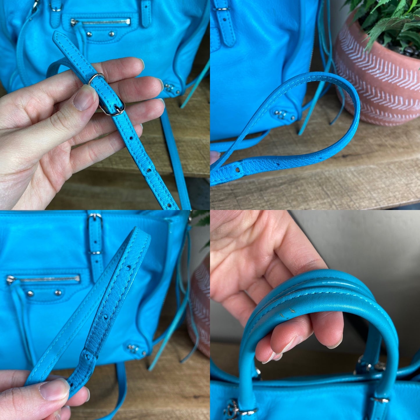 Balenciaga Papier A6 Mini Zip Around Satchel Crossbody