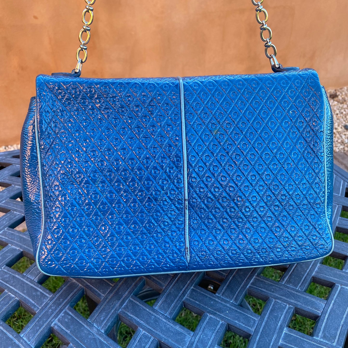 Tod's Signature Embossed Leather Flap Shoulder Bag