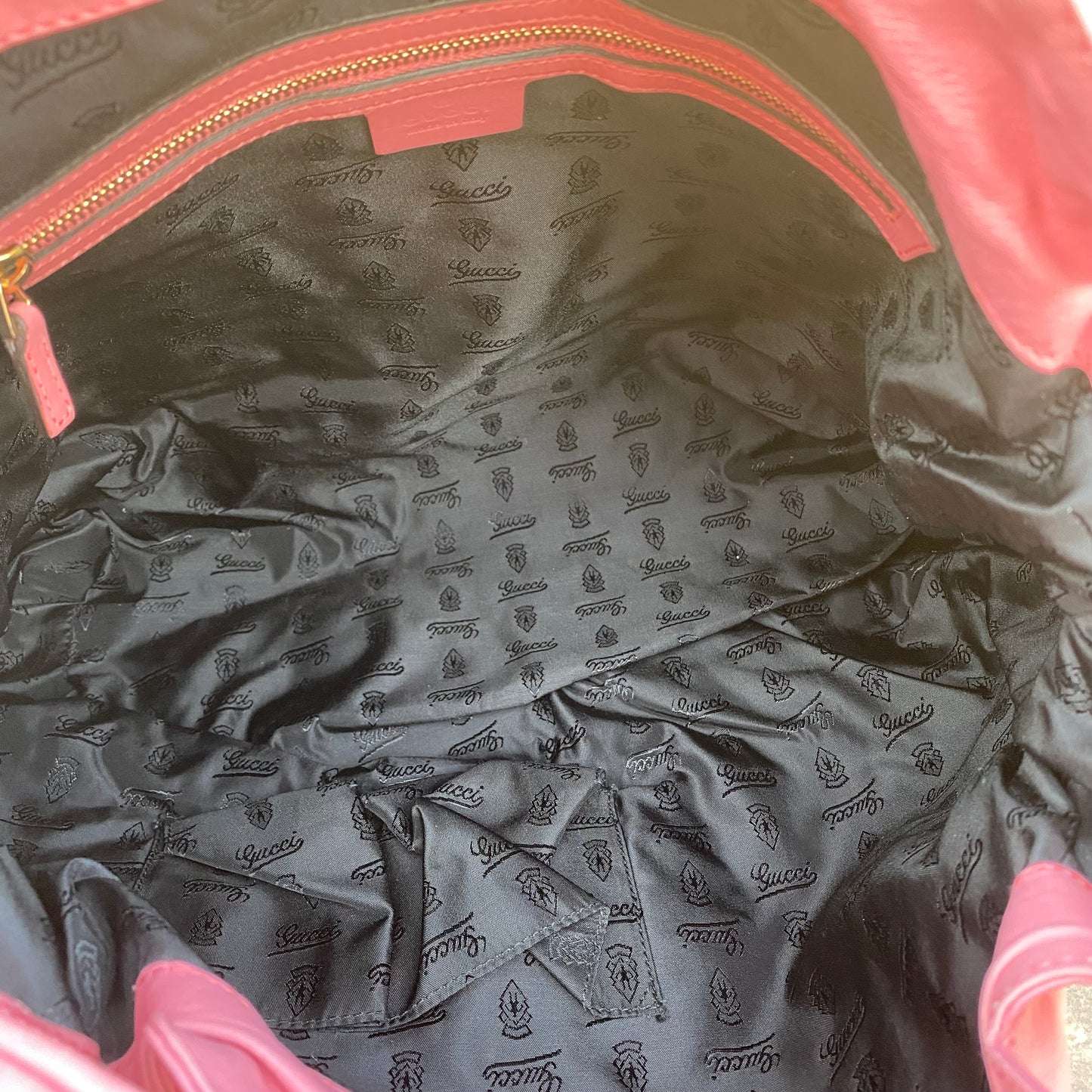 Gucci Hysteria Leather Large Hobo