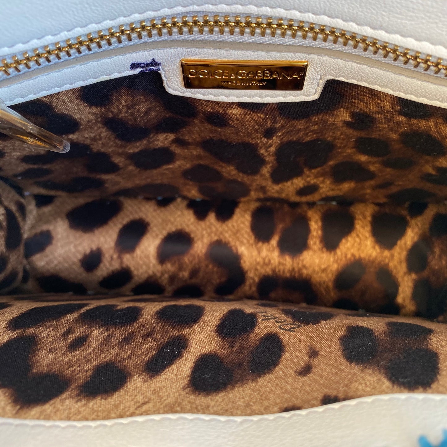 Dolce & Gabbana Majolica Tile Raffia Shoulder Bag