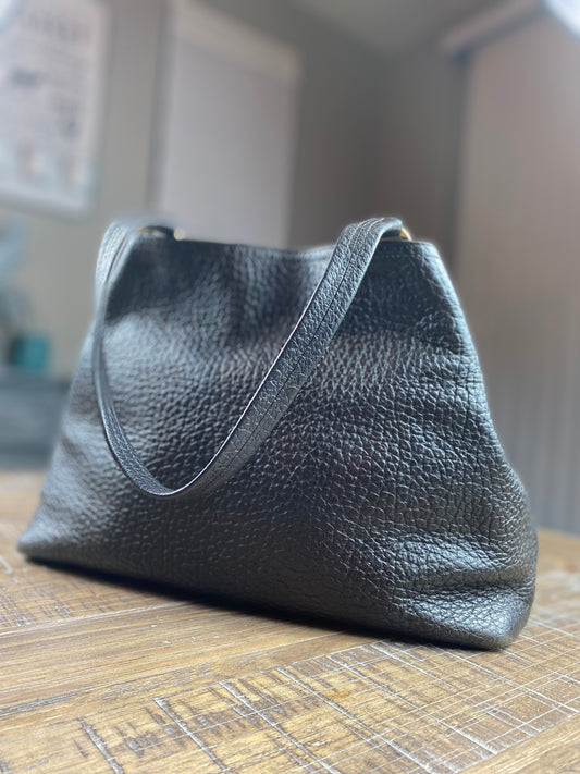 Prada Berlino Leather Shoulder Bag