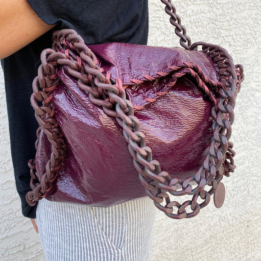 Stella McCartney East West Patent Falabella Bag
