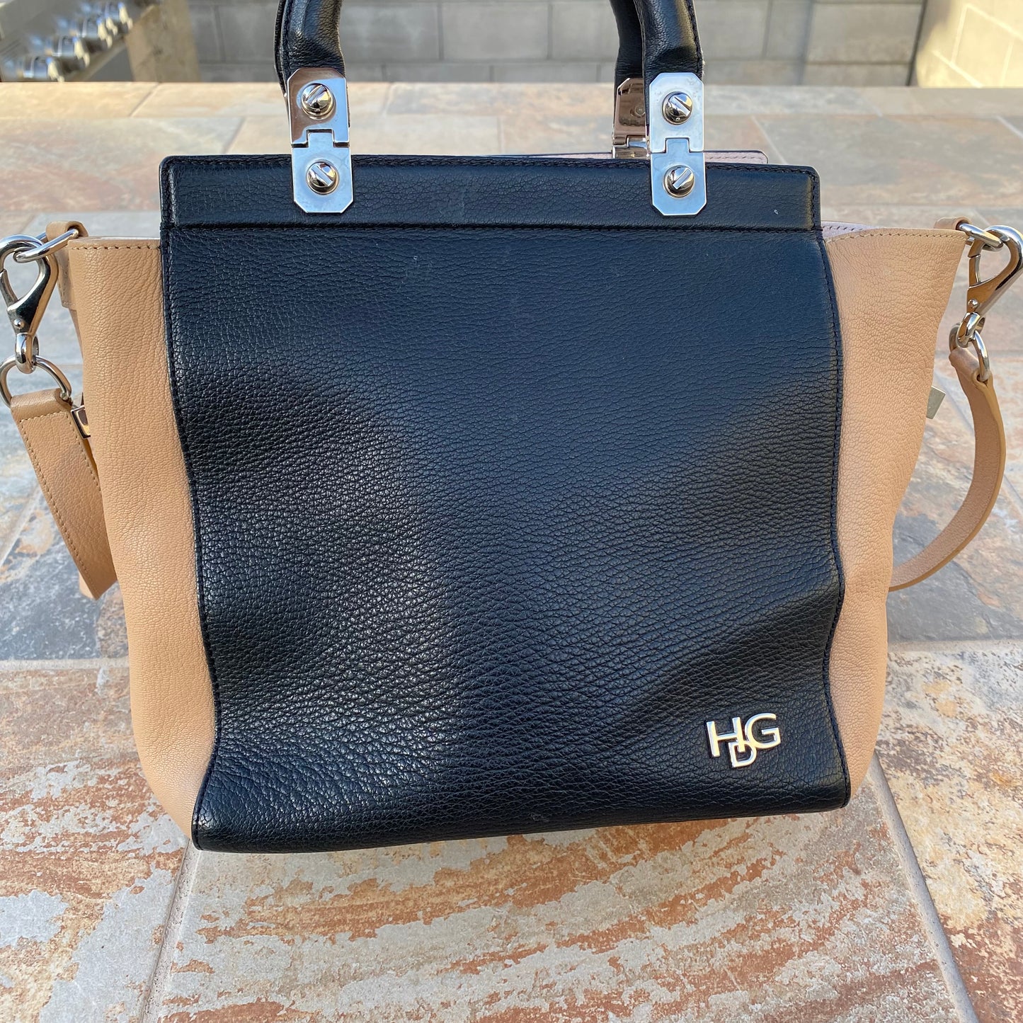Givenchy HDG Calf Leather Shoulder Bag