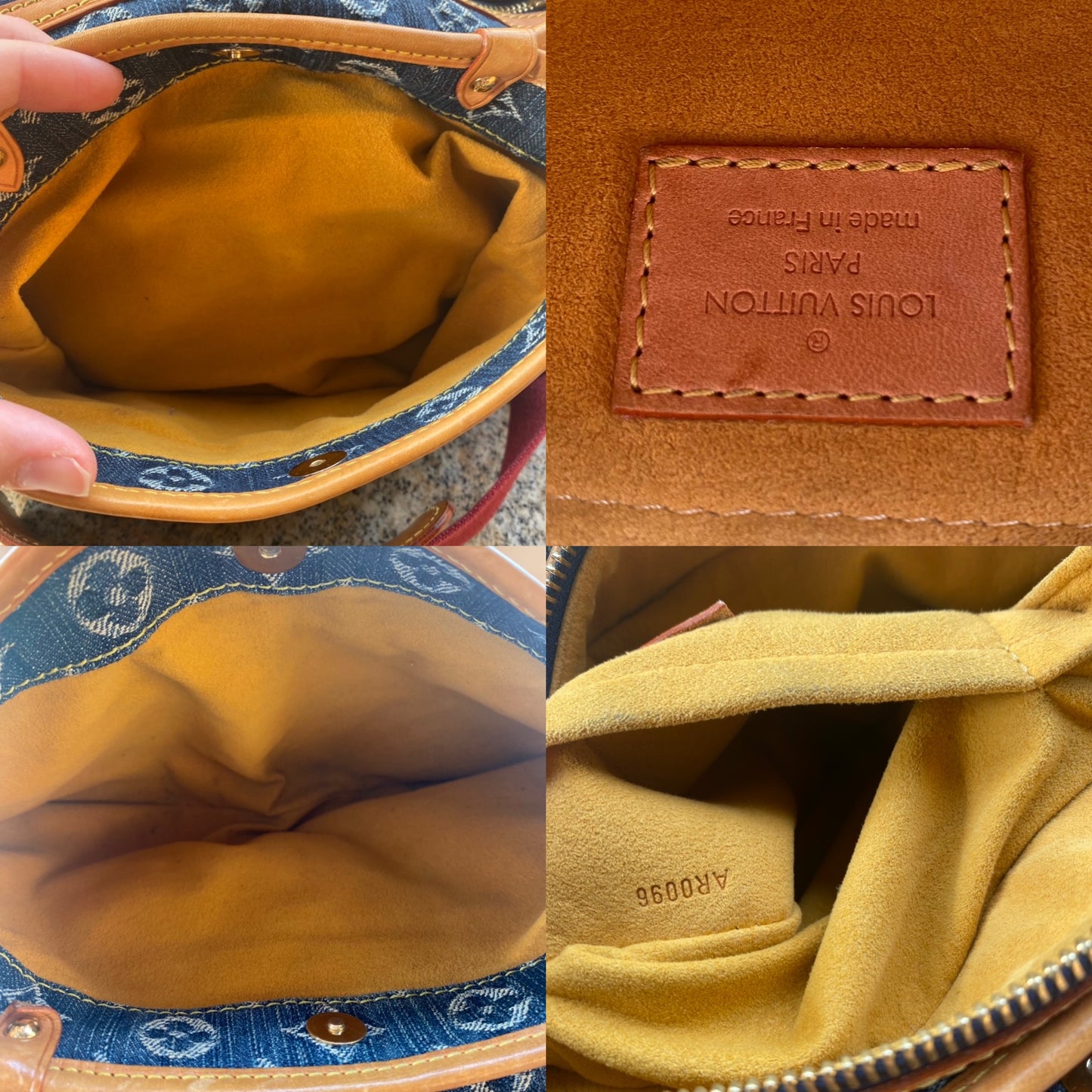 Louis Vuitton Porte Epaule Raye MM Shoulder Bag