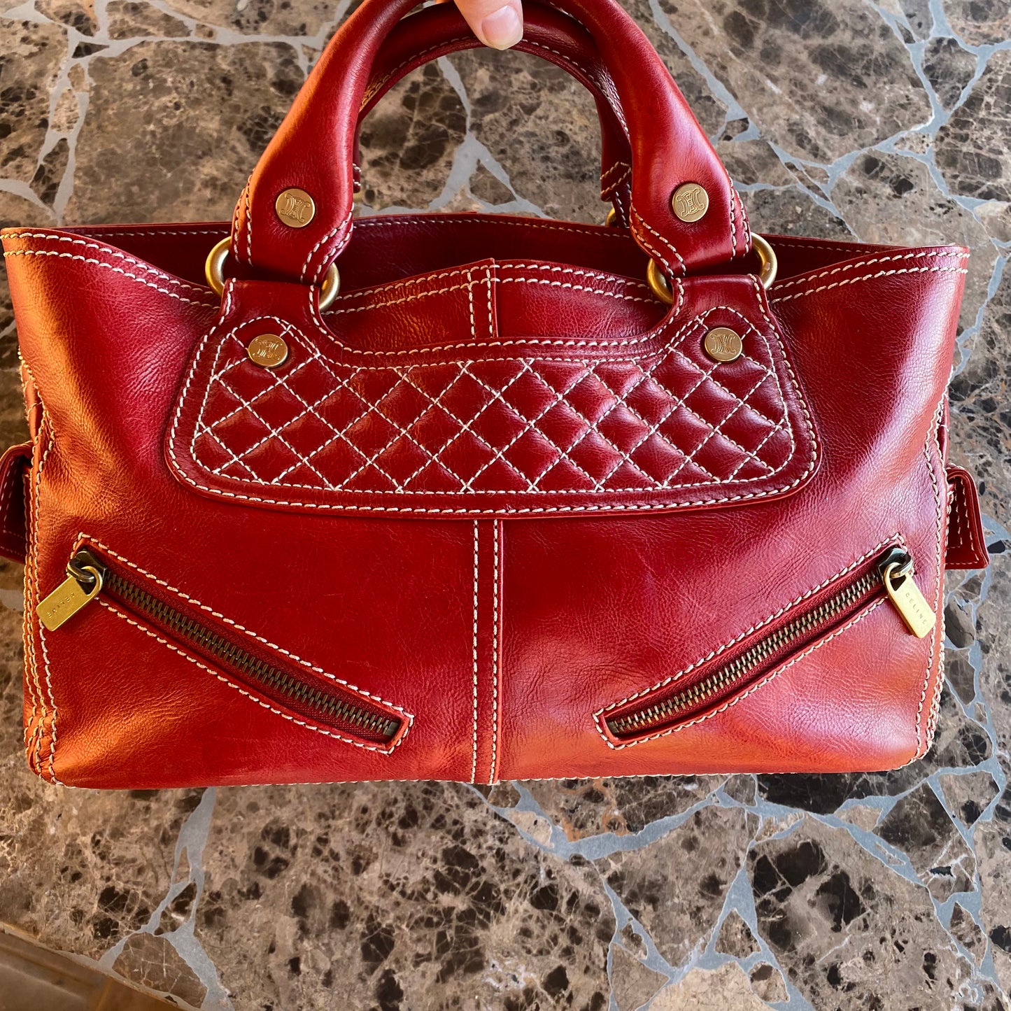Celine Leather Boogie Bag