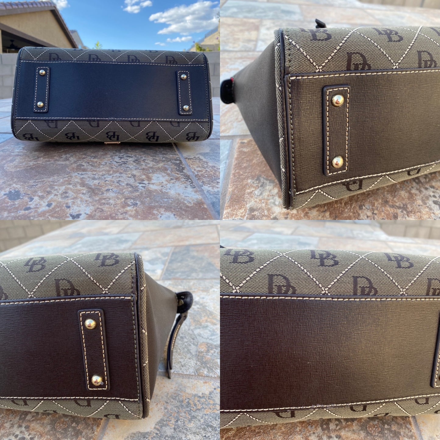 Dooney & Bourke Sydney Logo Dome Satchel