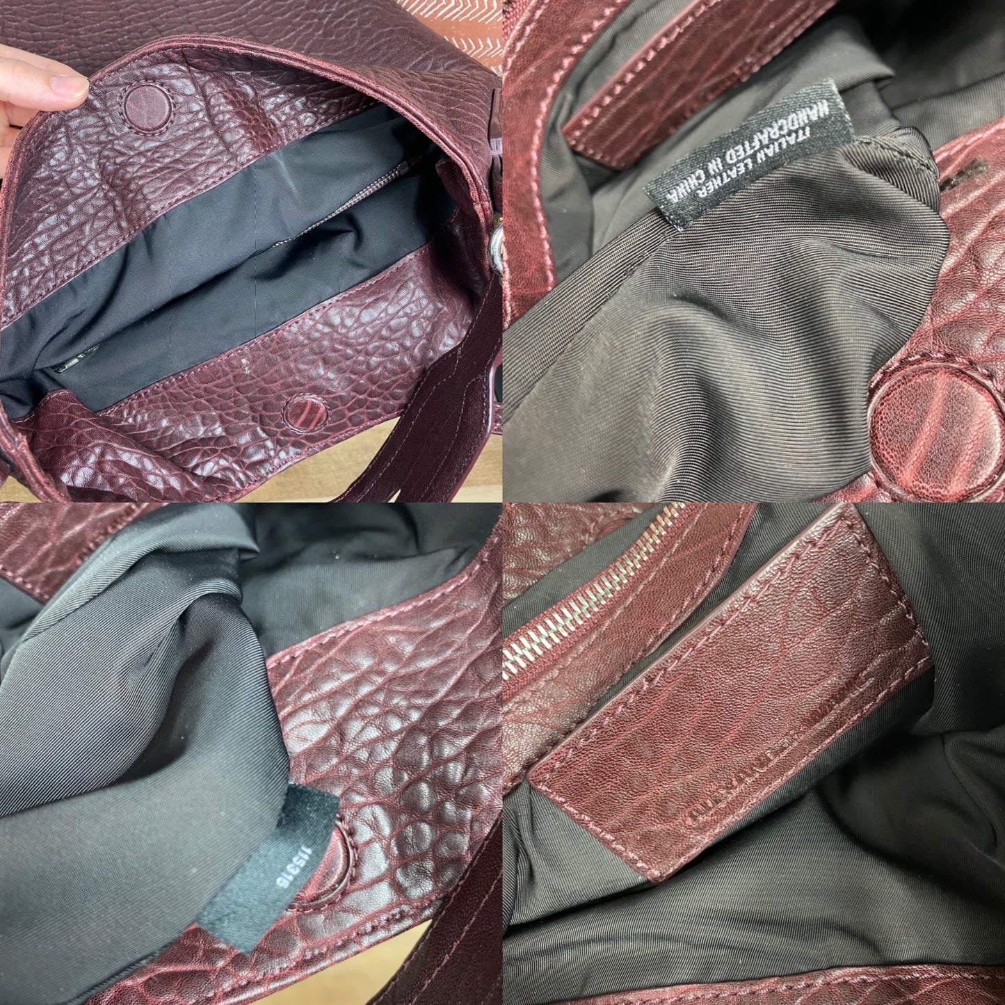 Alexander Wang Darcy Slouchy Lambskin Leather Hobo