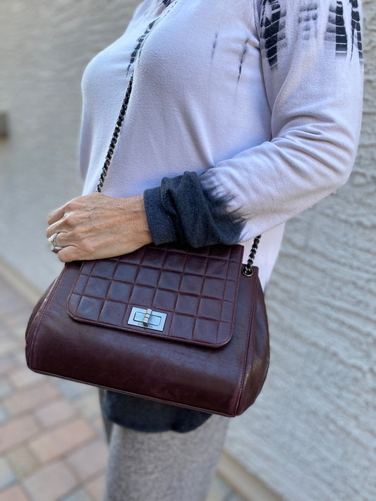 Chanel Vintage Square Quilt Reissue Accordion Flap Bag