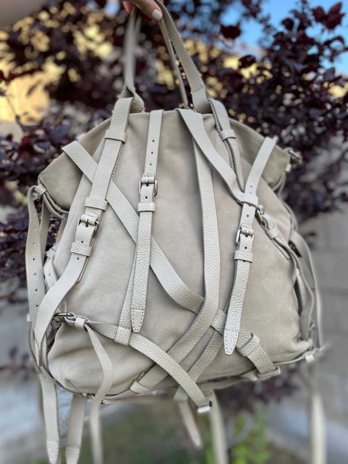 Alexander Wang Kirsten Suede Strappy Tote – The Foxy Shopper