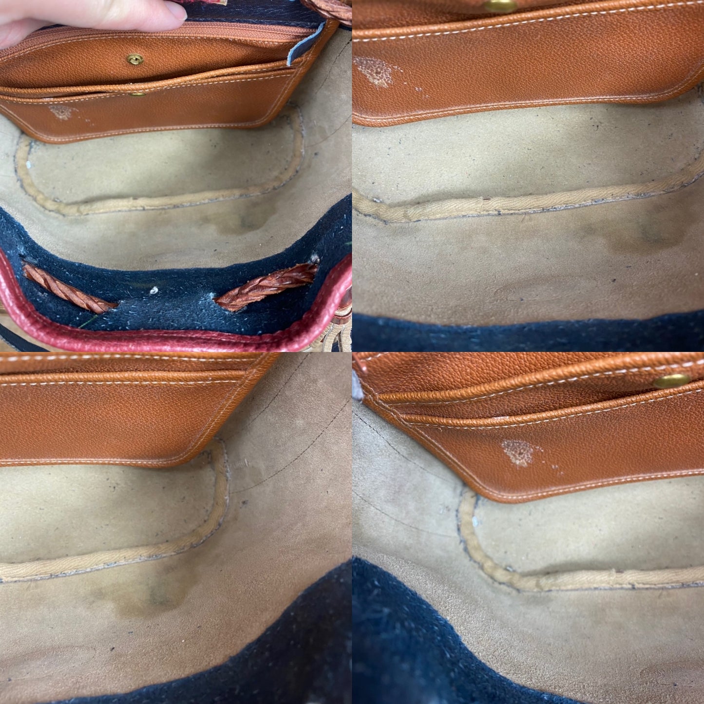 Dooney & Bourke Teton Leather Saddle Bag