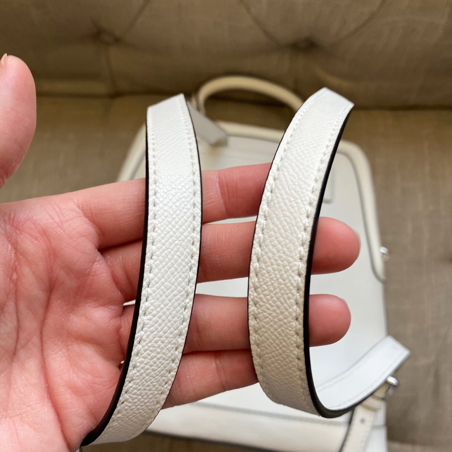 Michael Kors Saylor Crossgrain Leather Backpack
