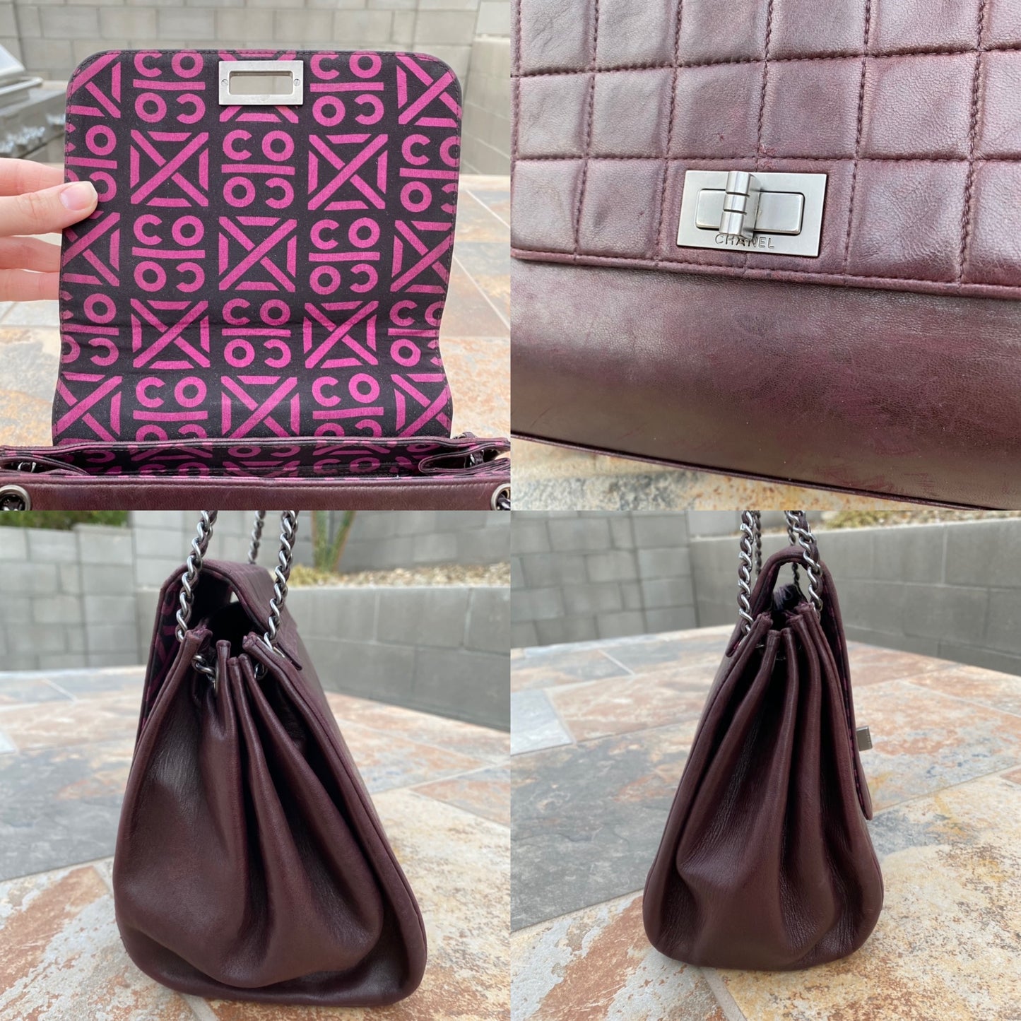 Chanel Vintage Square Quilt Reissue Accordion Flap Bag