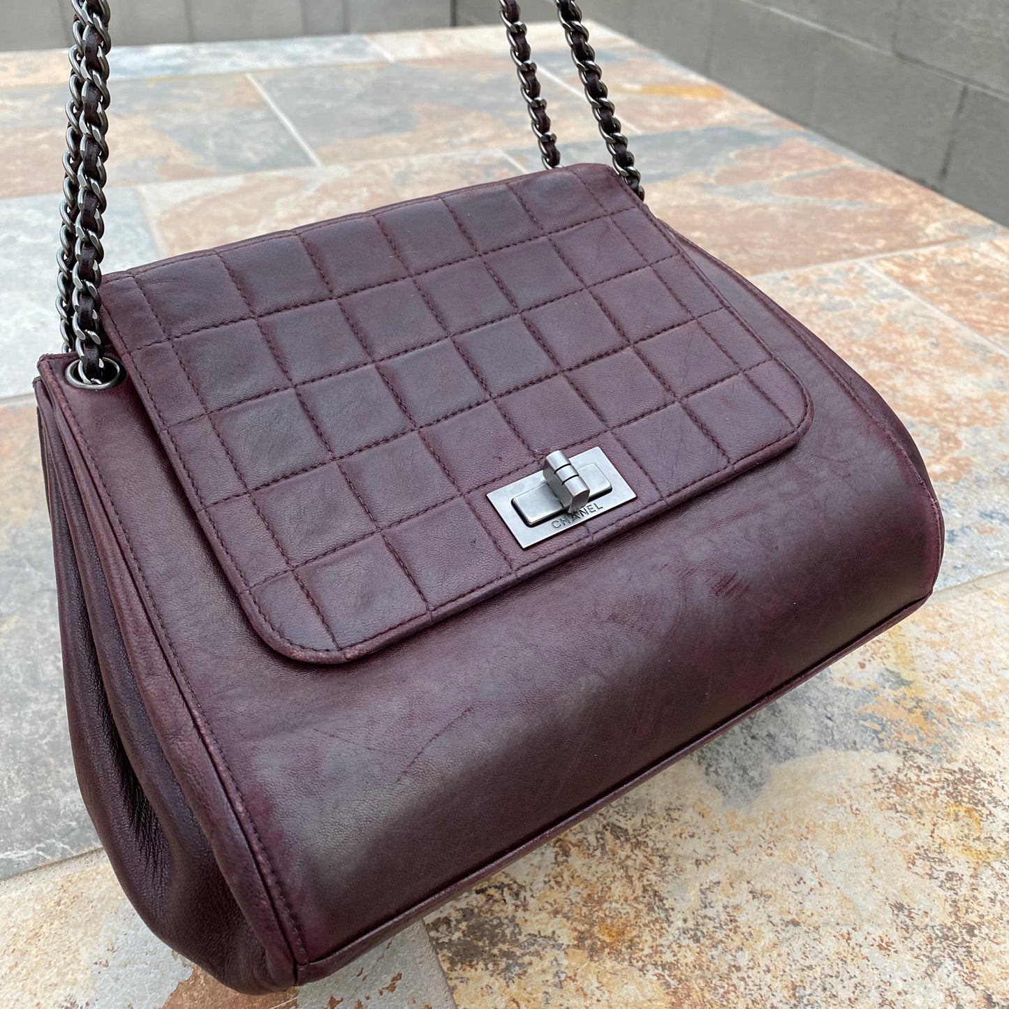 Chanel Vintage Square Quilt Reissue Accordion Flap Bag