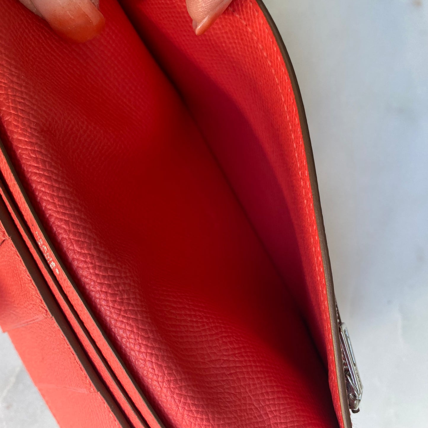 Hermès Bearn Classique Leather Wallet