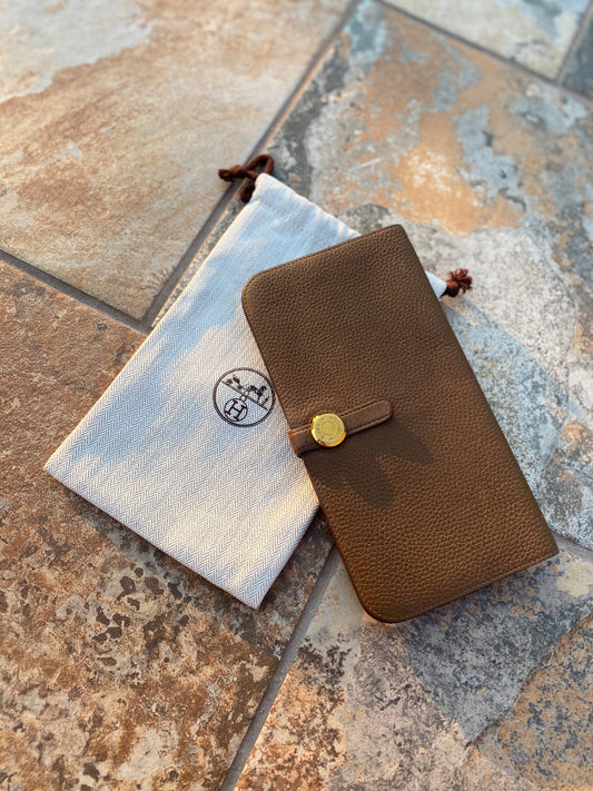 Hermès Dogon Long Leather Wallet
