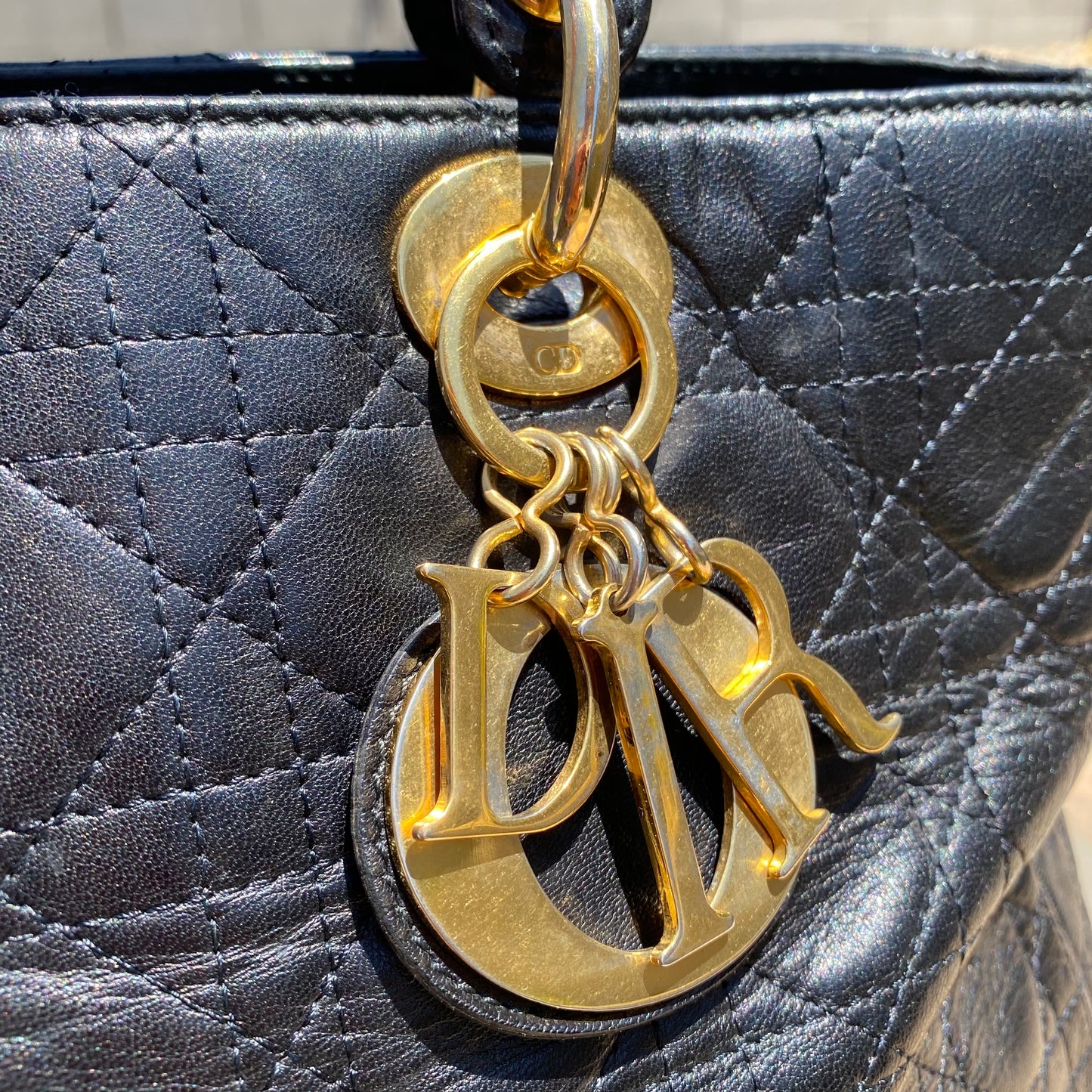 Christian Dior Medium Quilted Soft Lady Dior Handbag