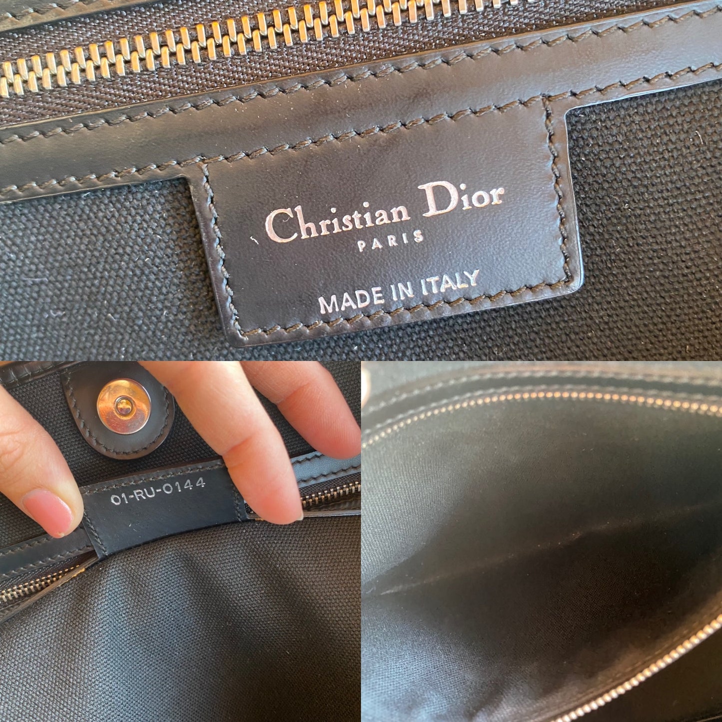 Christian Dior Cannage Ultramatte Panarea Tote