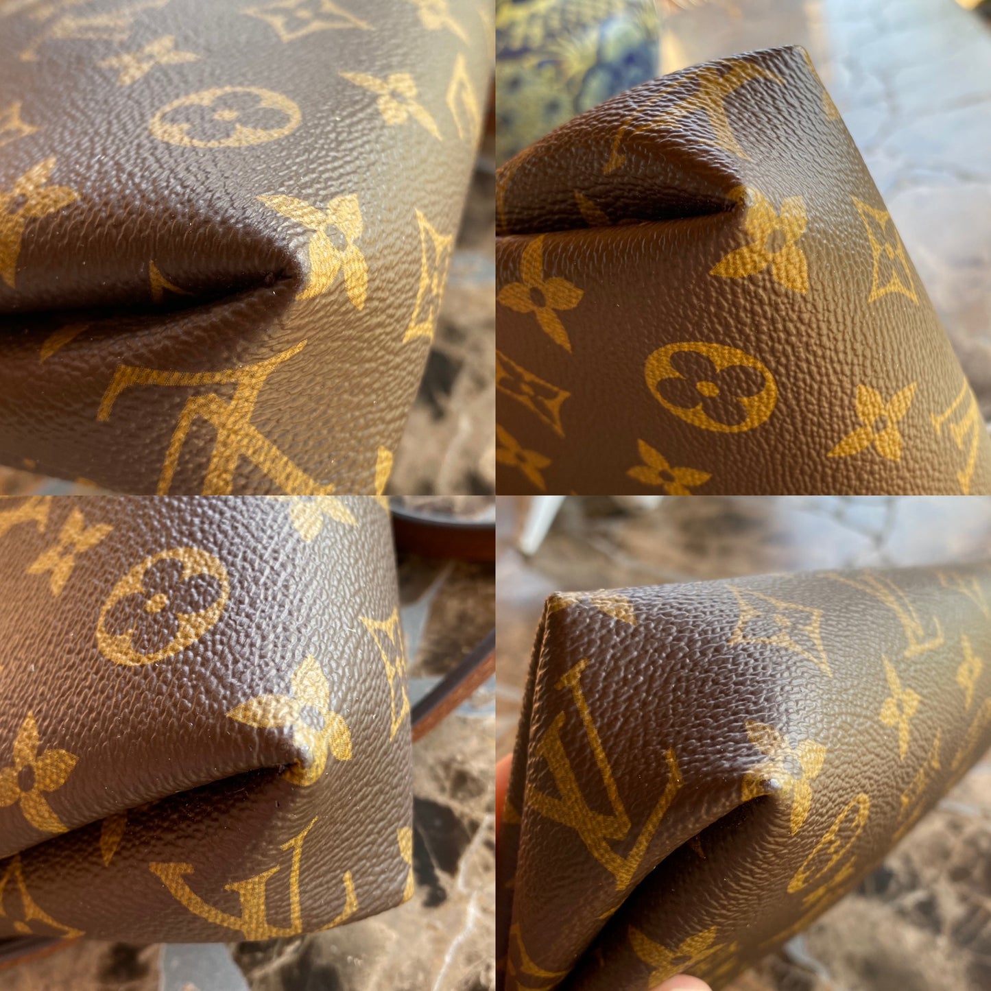 Louis Vuitton Monogram Pallas Clutch Crossbody