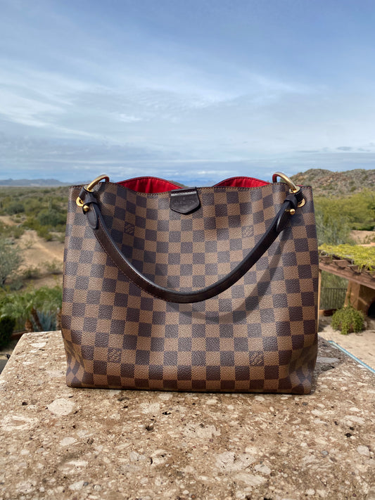 Louis Vuitton Damier Ebene Graceful PM Hobo