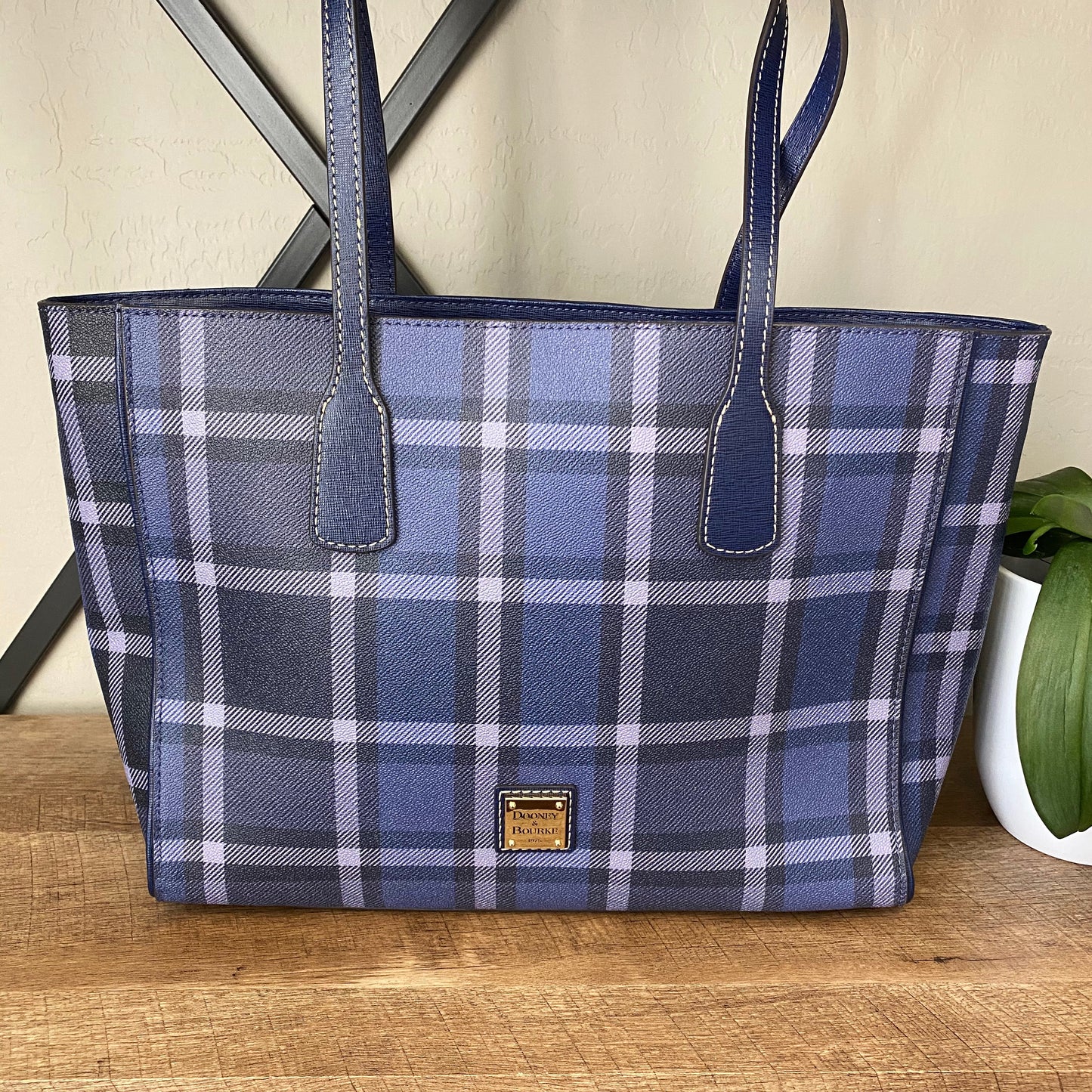 Dooney & Bourke Graham Blue Ashton Tote Bag