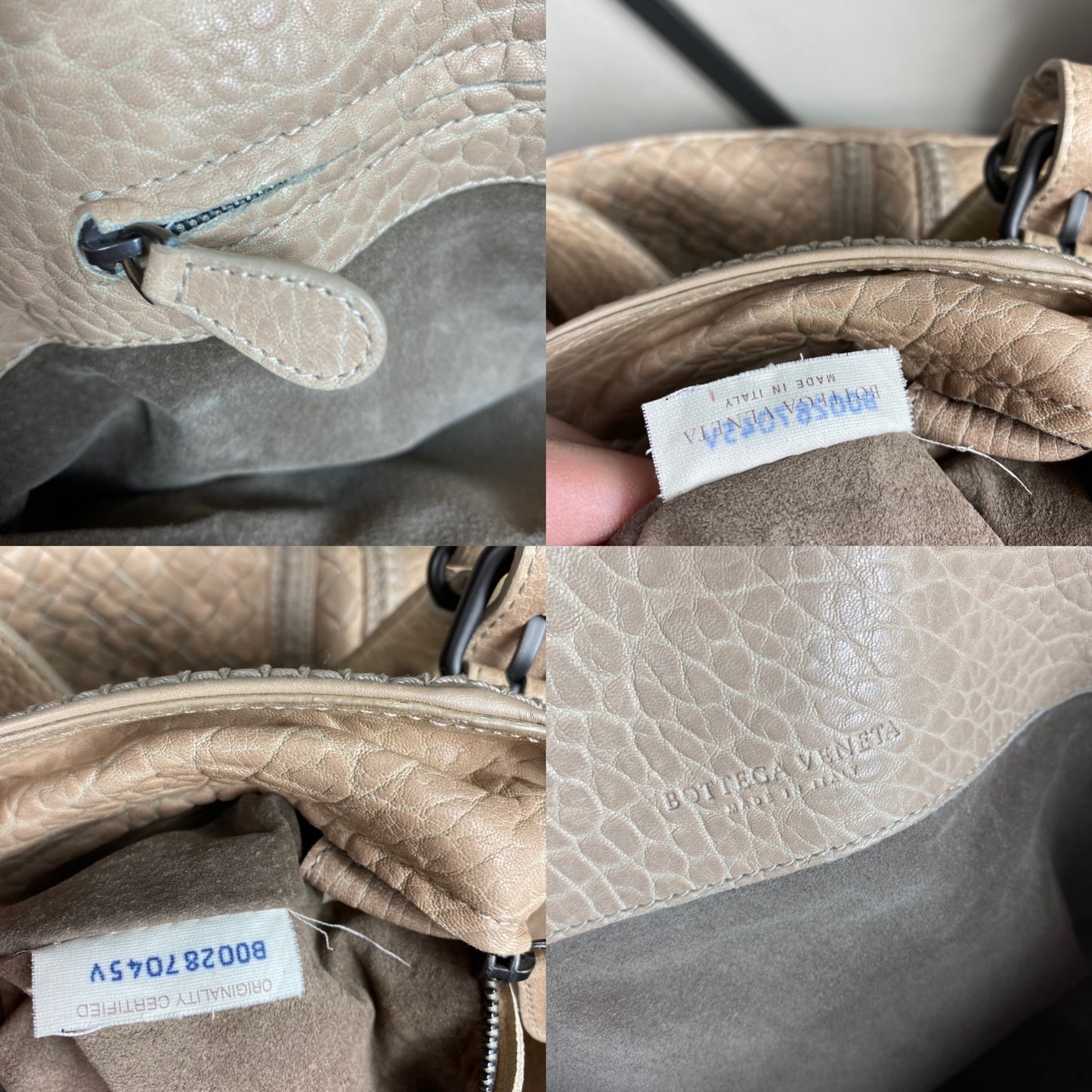 Bottega Veneta Leather Medium Roma Tote