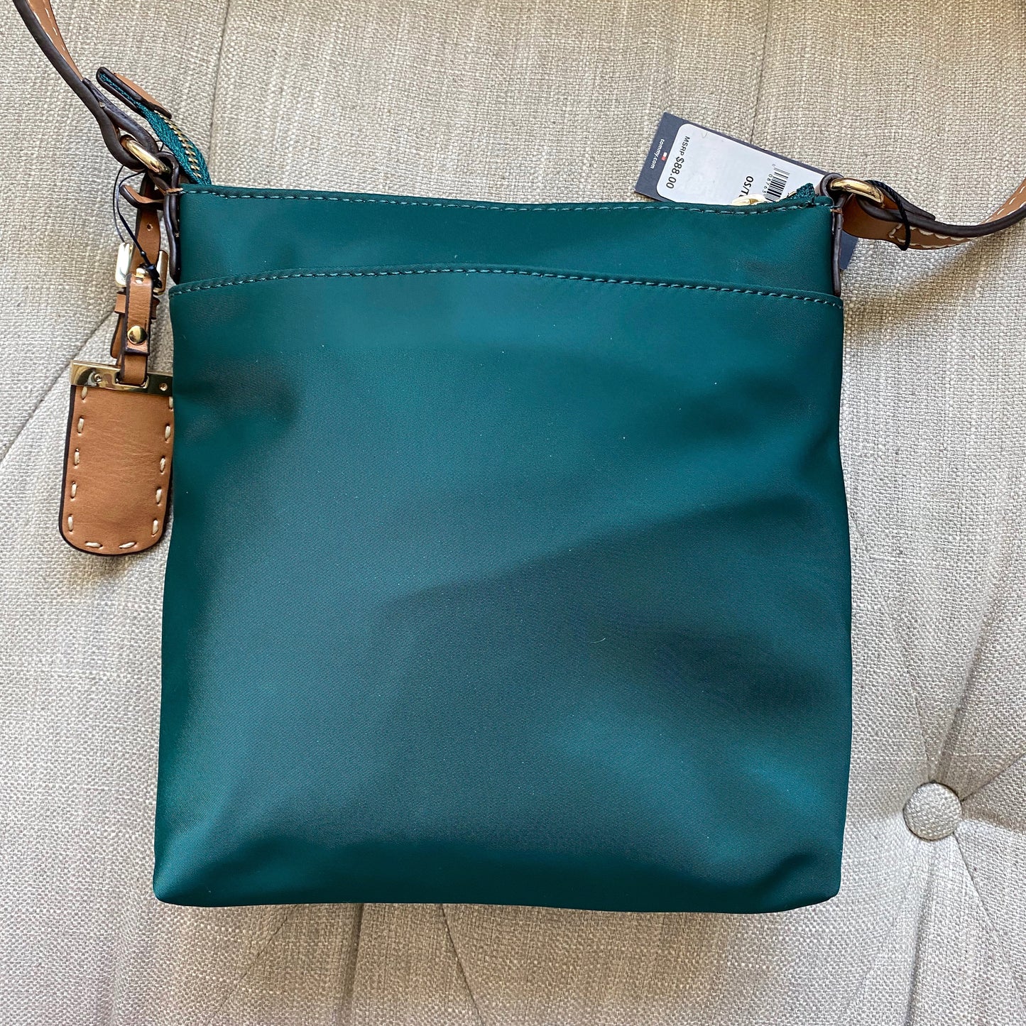 Tommy Hilfiger Green Nylon Crossbody Bag