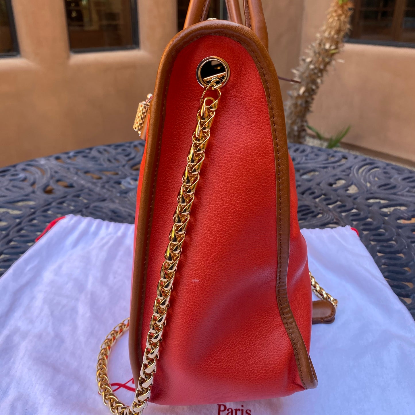 Christian Louboutin Sweet Charity Leather Shopping Tote