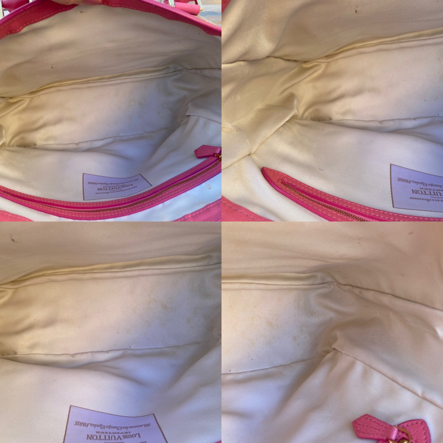 Louis Vuitton Limited Edition Rose Monogram Sabbia Cabas MM Satchel