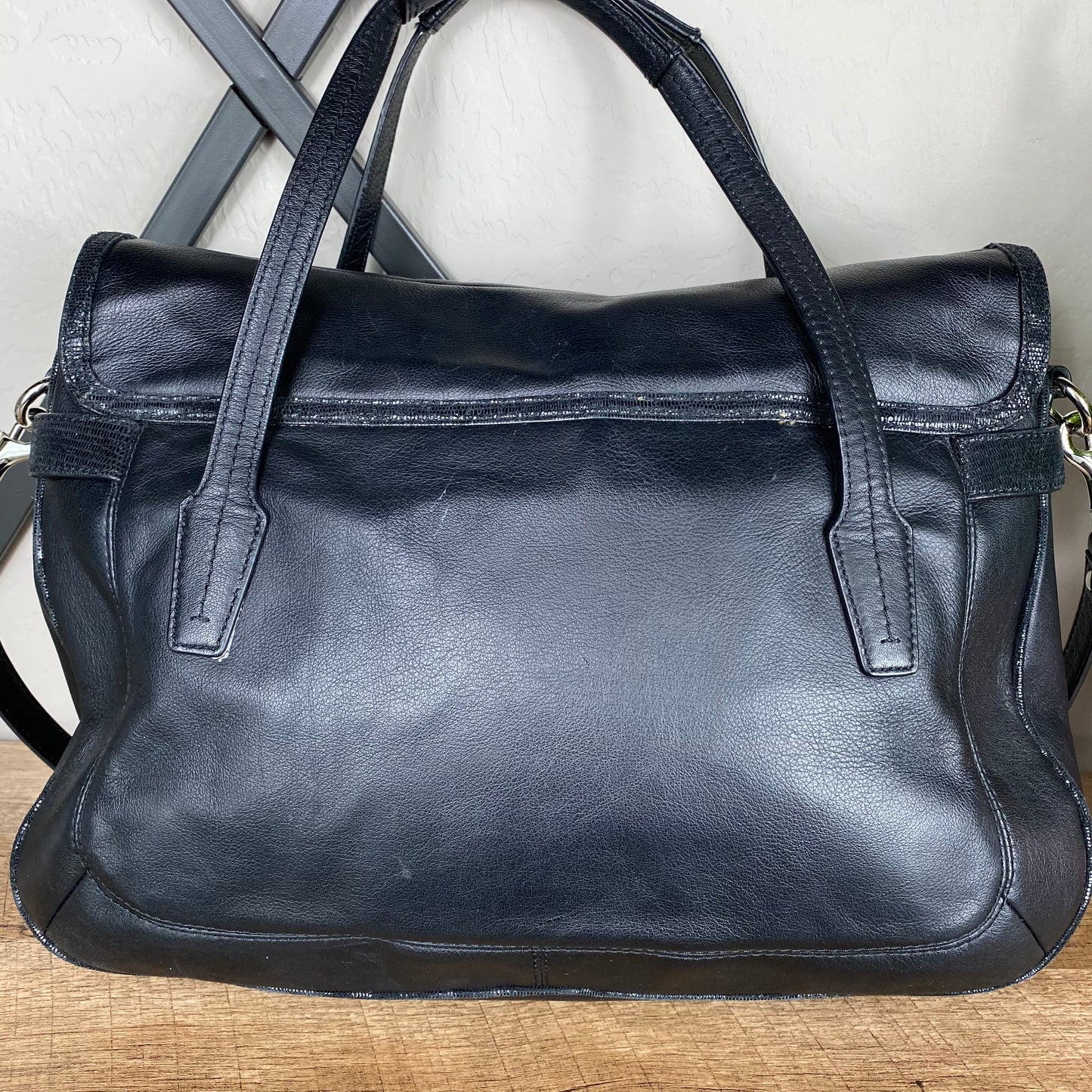 Coach Taylor Leather Marin Flap Satchel