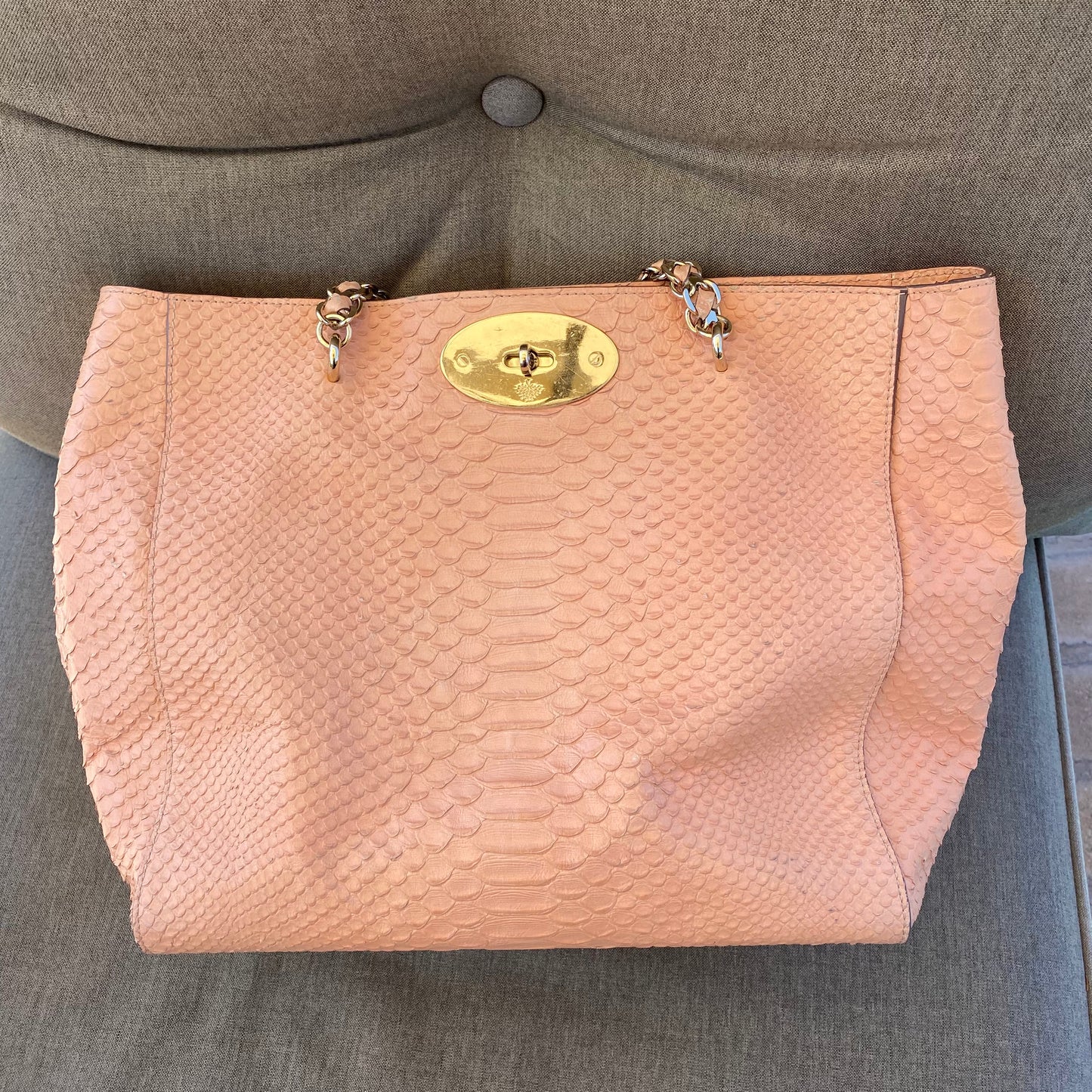 Mulberry Python Cecily Tote