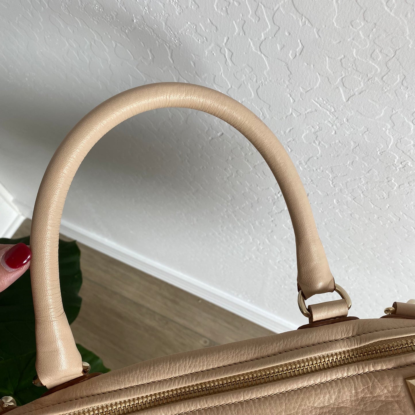 Givenchy Large Studded Pandora Leather Satchel