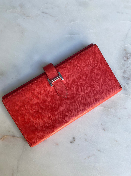 Hermès Bearn Classique Leather Wallet