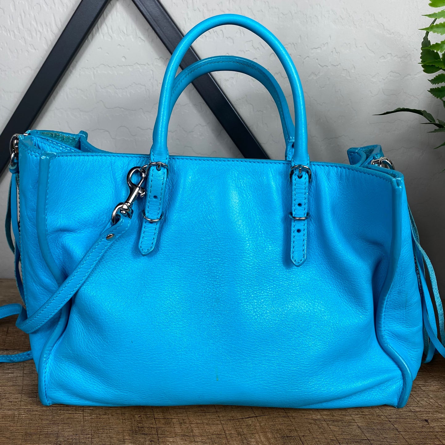 Balenciaga Papier A6 Mini Zip Around Satchel Crossbody
