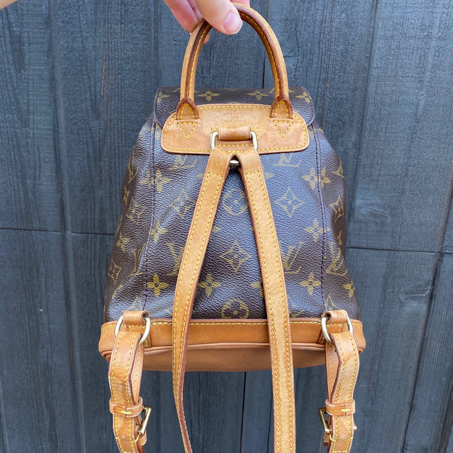 Louis Vuitton Vintage Montsouris Mini PM Backpack