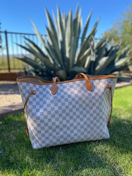 Louis Vuitton Damier Azur Neverfull GM with Pouch