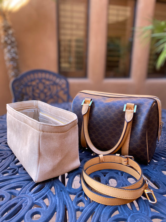 Celine Vintage Macadam Boston Bag