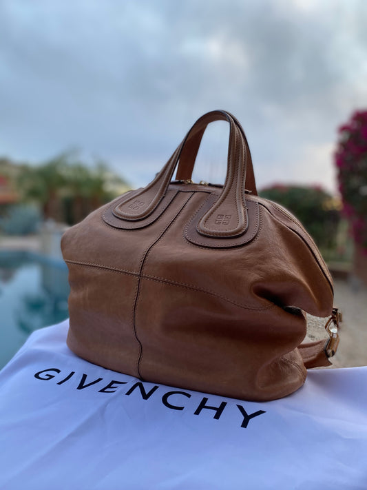 Givenchy Nightingale Leather Satchel