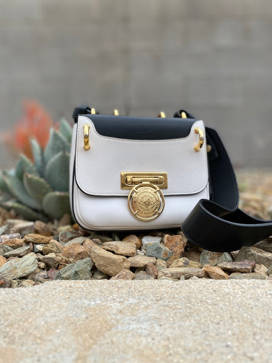 Balmain BBox Leather Crossbody Bag
