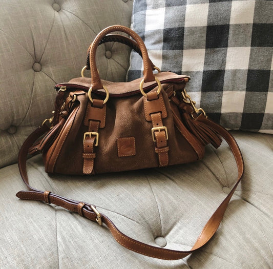 Dooney & Bourke Suede Nobuck Satchel