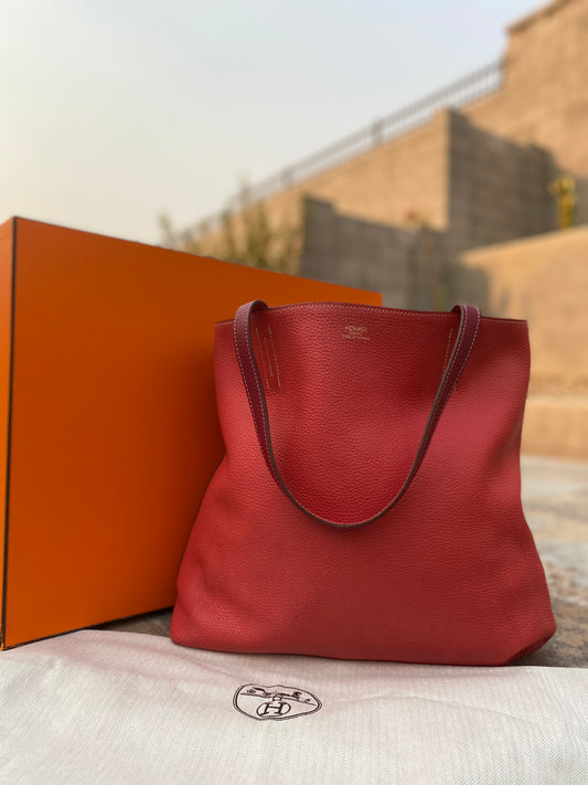 Hermès Taurillon Clemence Double Sens 36 Reversible Tote