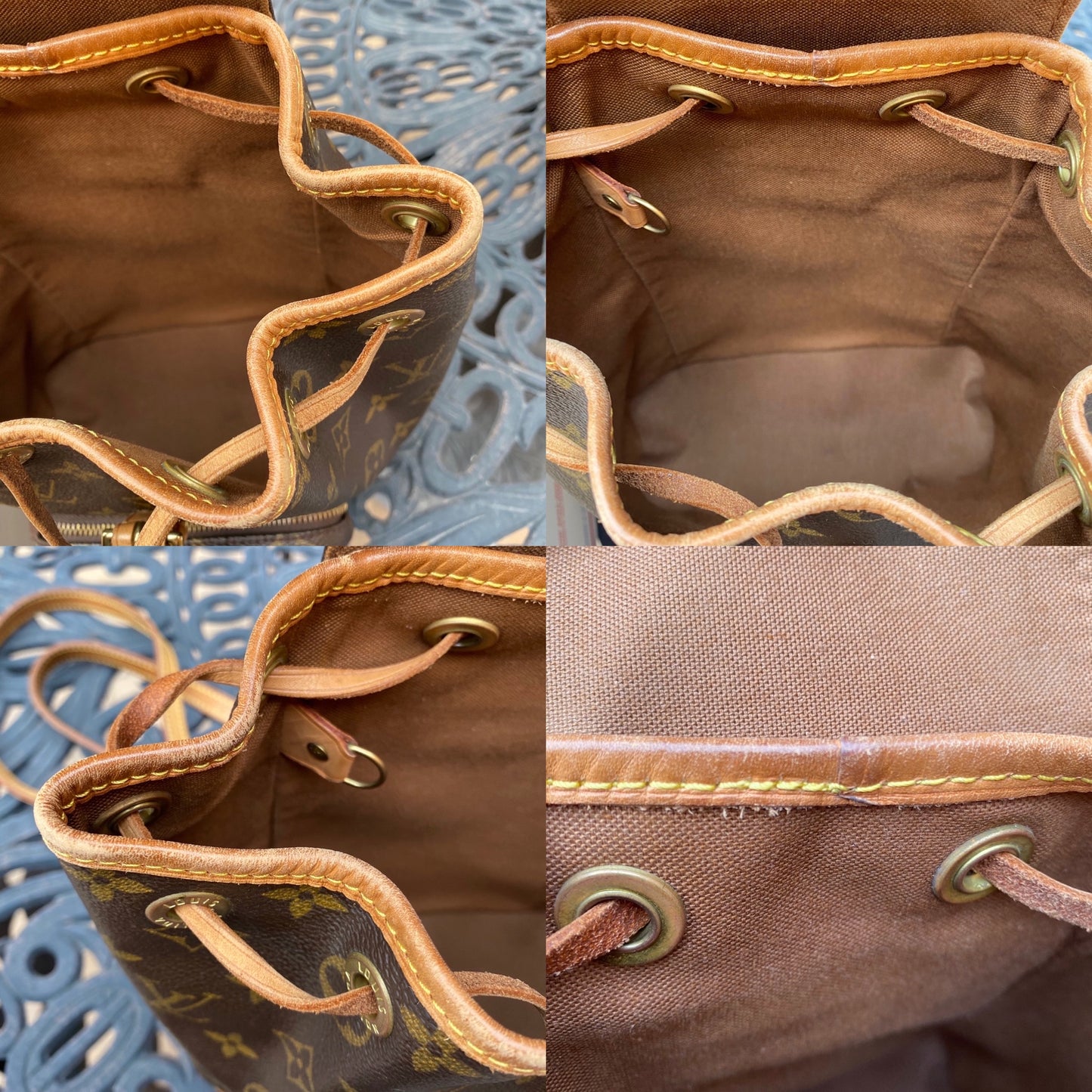 Louis Vuitton Vintage Montsouris Mini PM Backpack