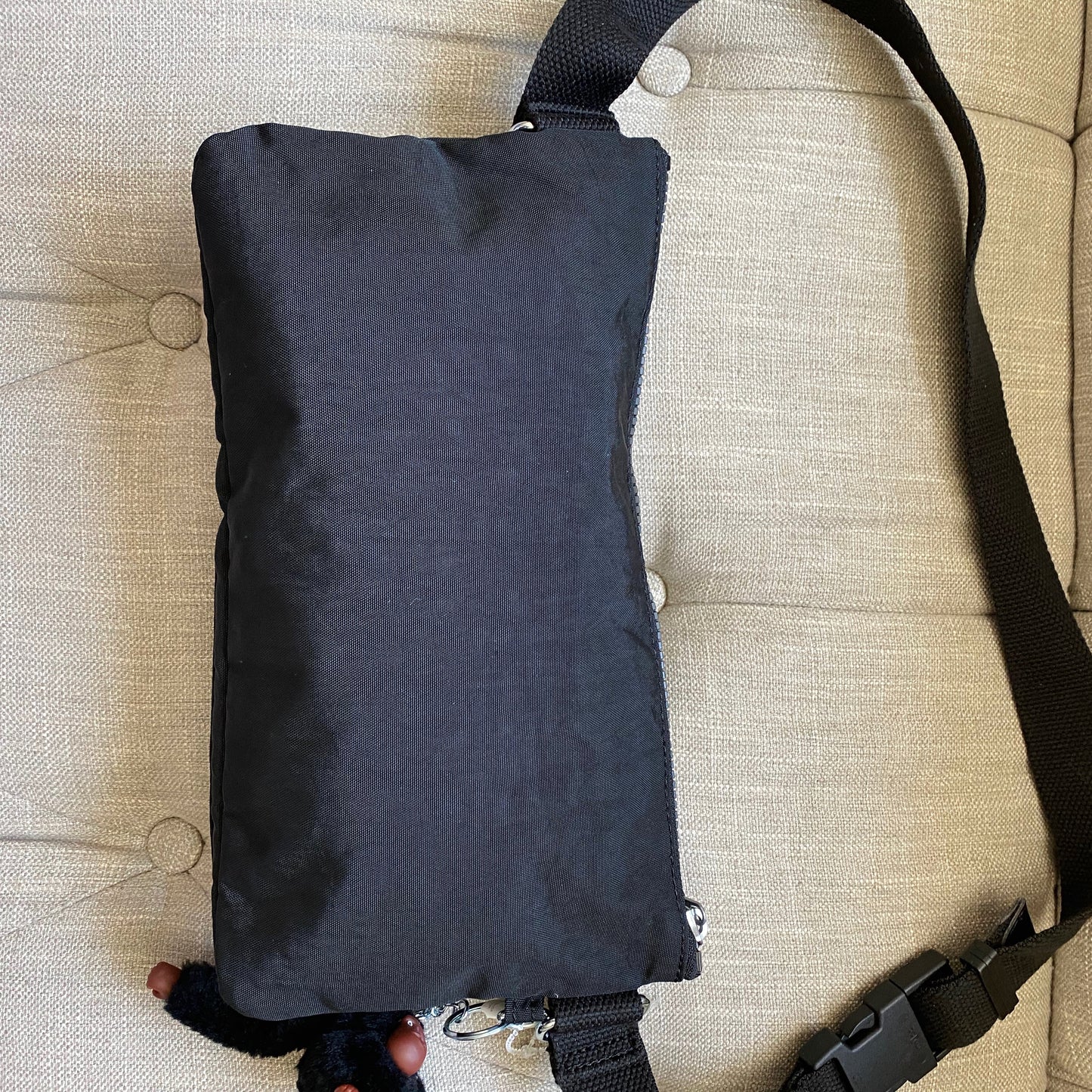 Kipling Presto Black Tonal Belt Bag Fanny Pack
