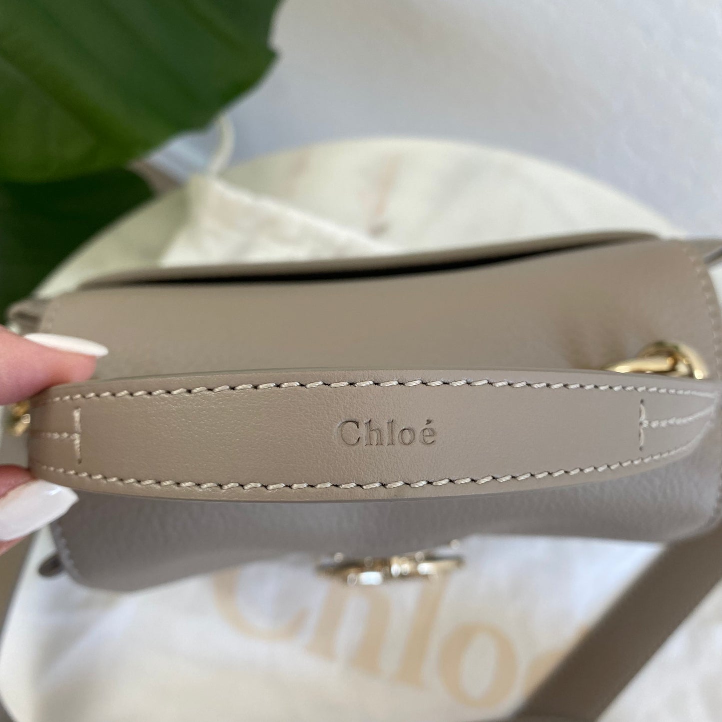 Chloe Mini Tess Day Bag Leather Satchel