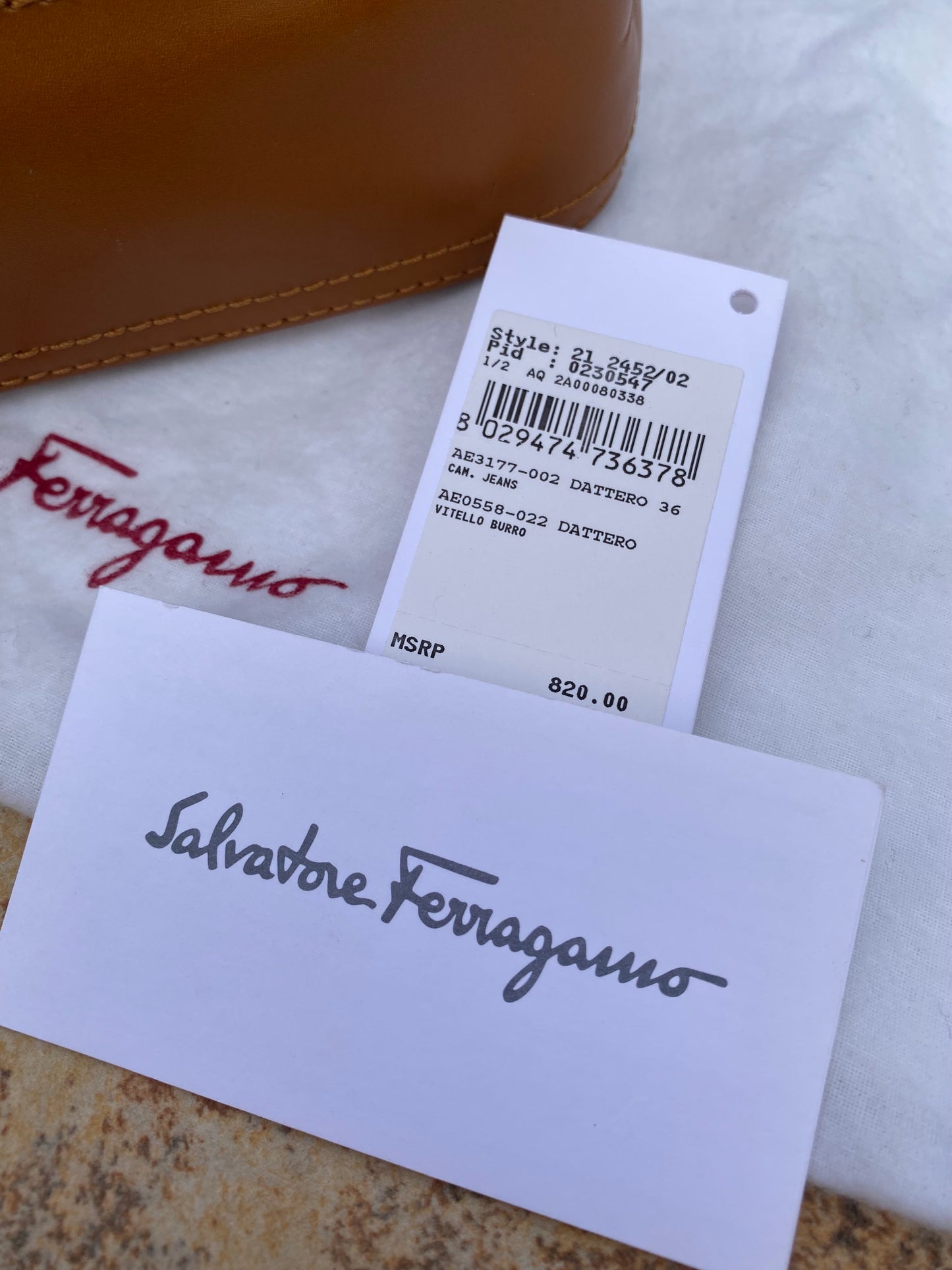 Salvatore Ferragamo Vintage Suede Leather Shoulder Bag