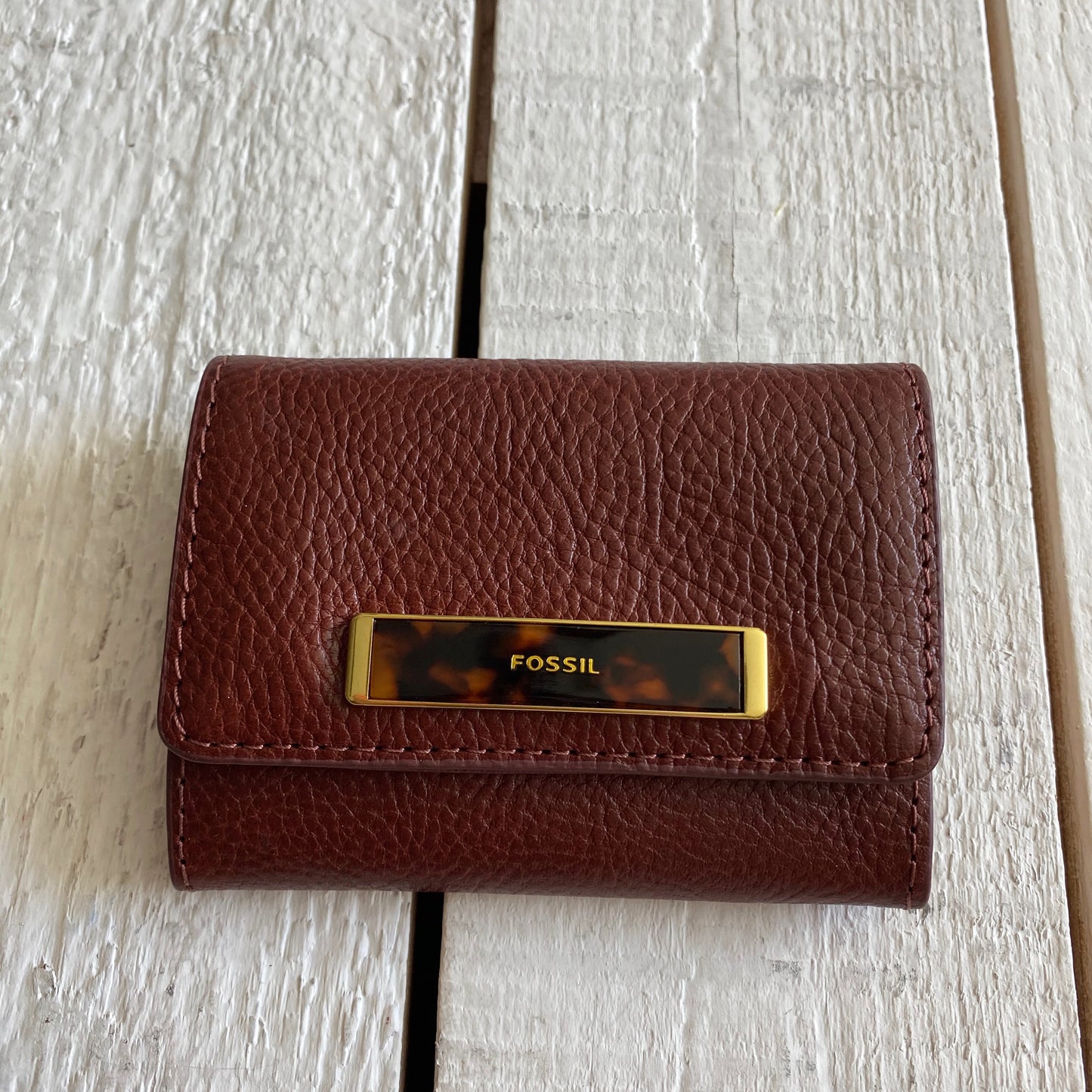 Fossil Leather Wallet Card Holder
