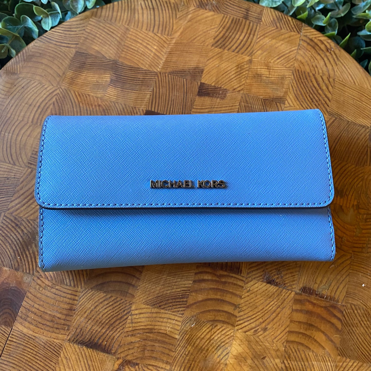 Michael Kors Leather Snap Wallet