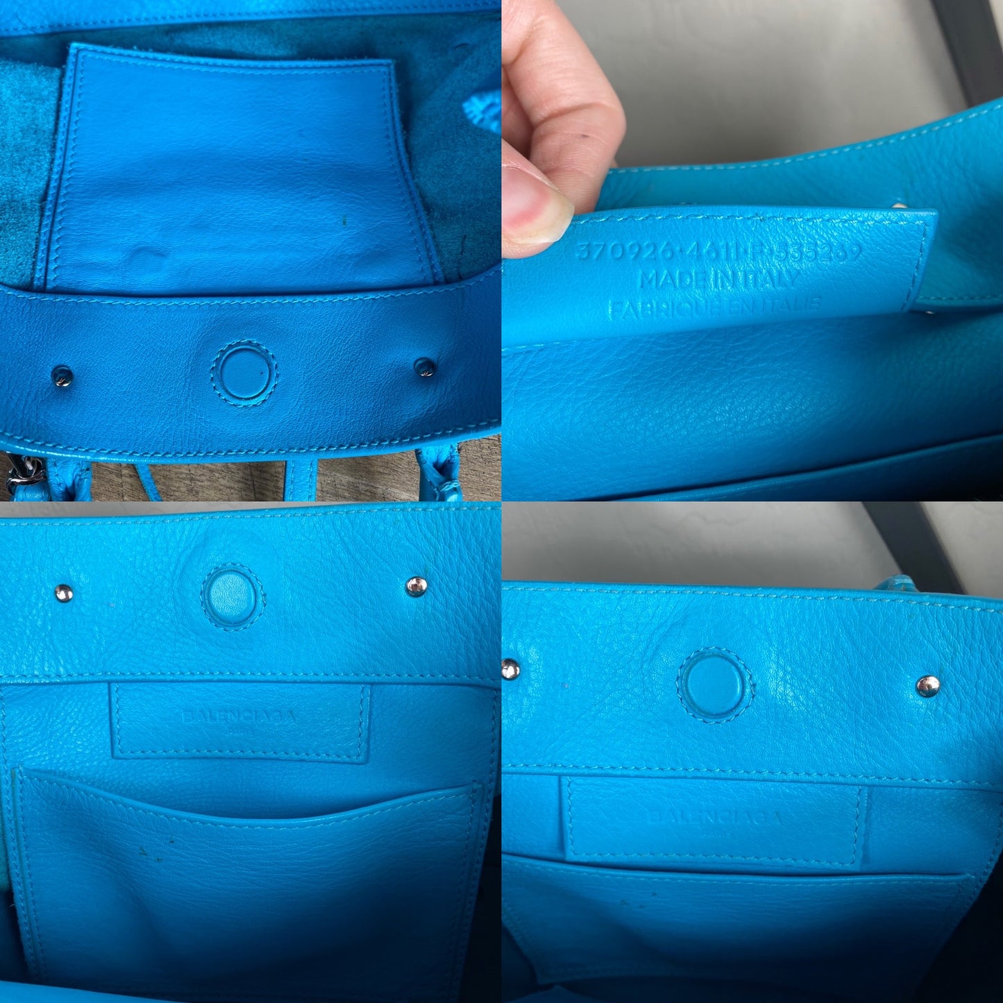 Balenciaga Papier A6 Mini Zip Around Satchel Crossbody